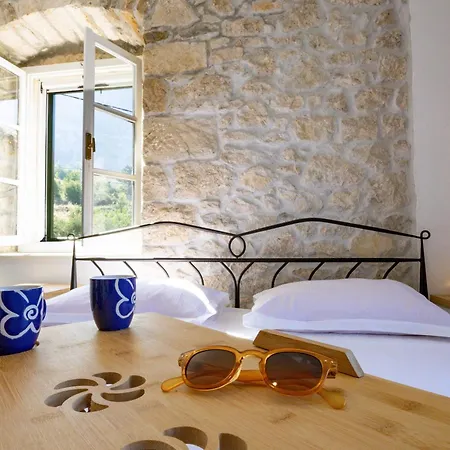 Nyaraló Stone House Kurtic Stara Podgora